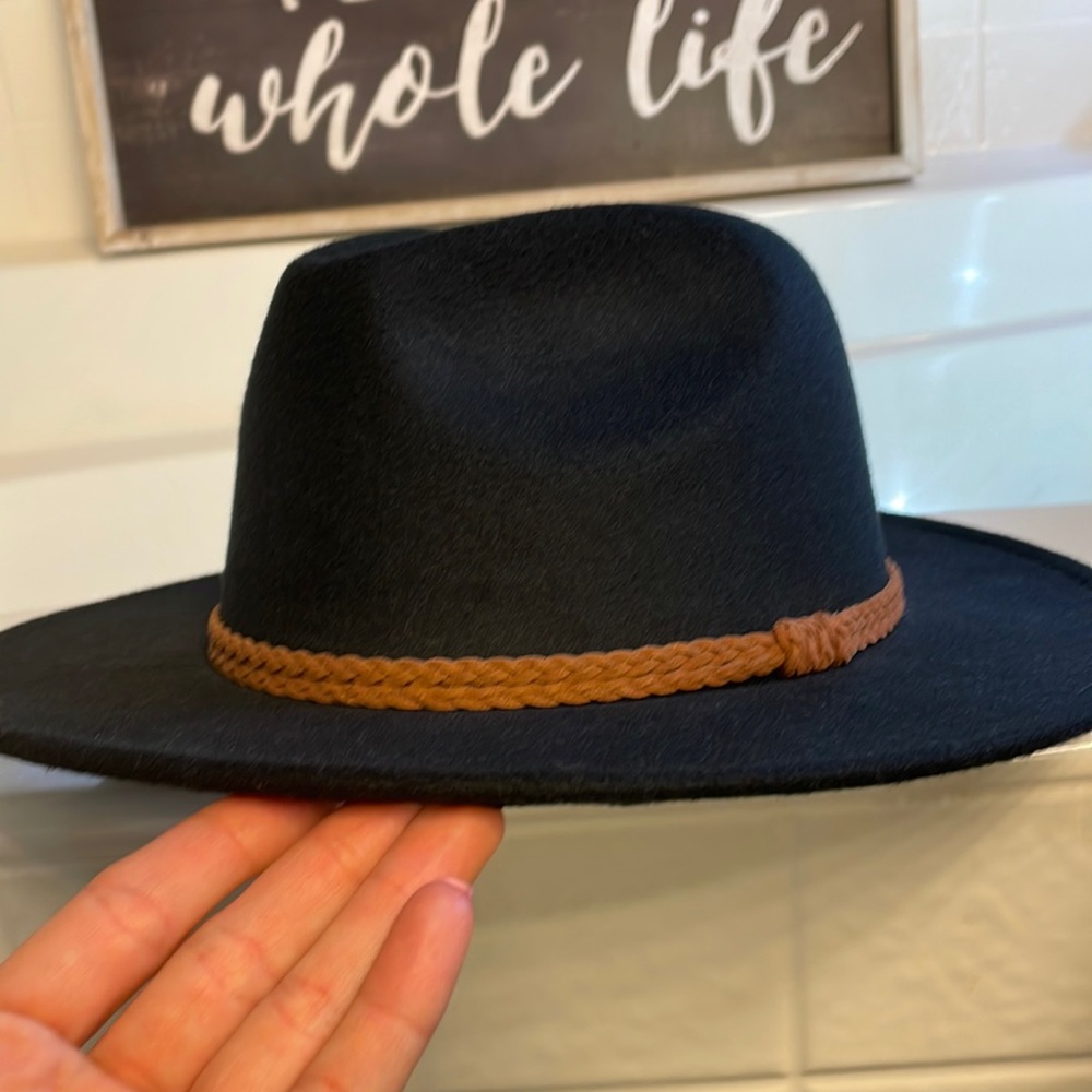 Black stylish hat